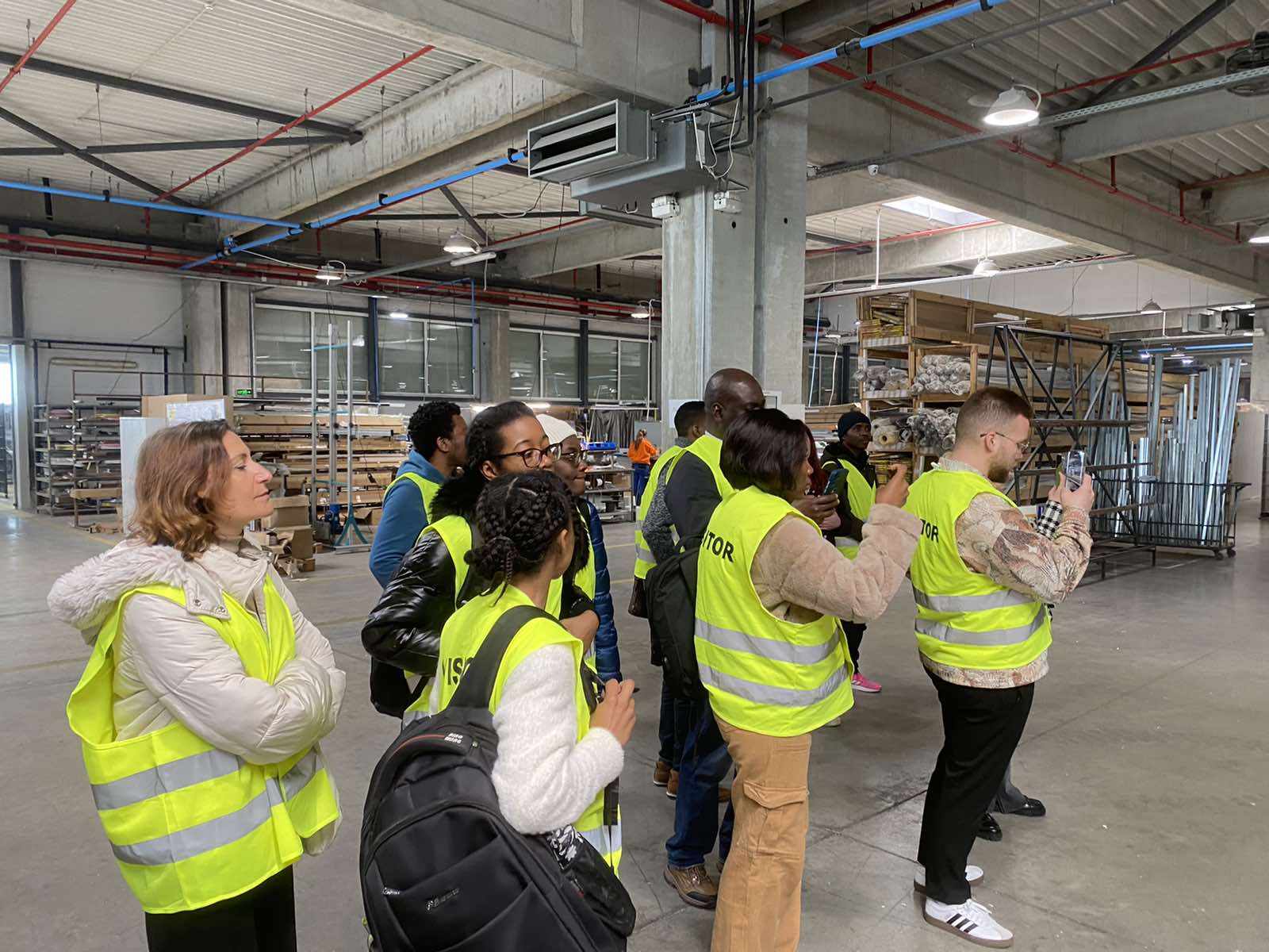 Studenten aus Frankreich besuchen Rollplast